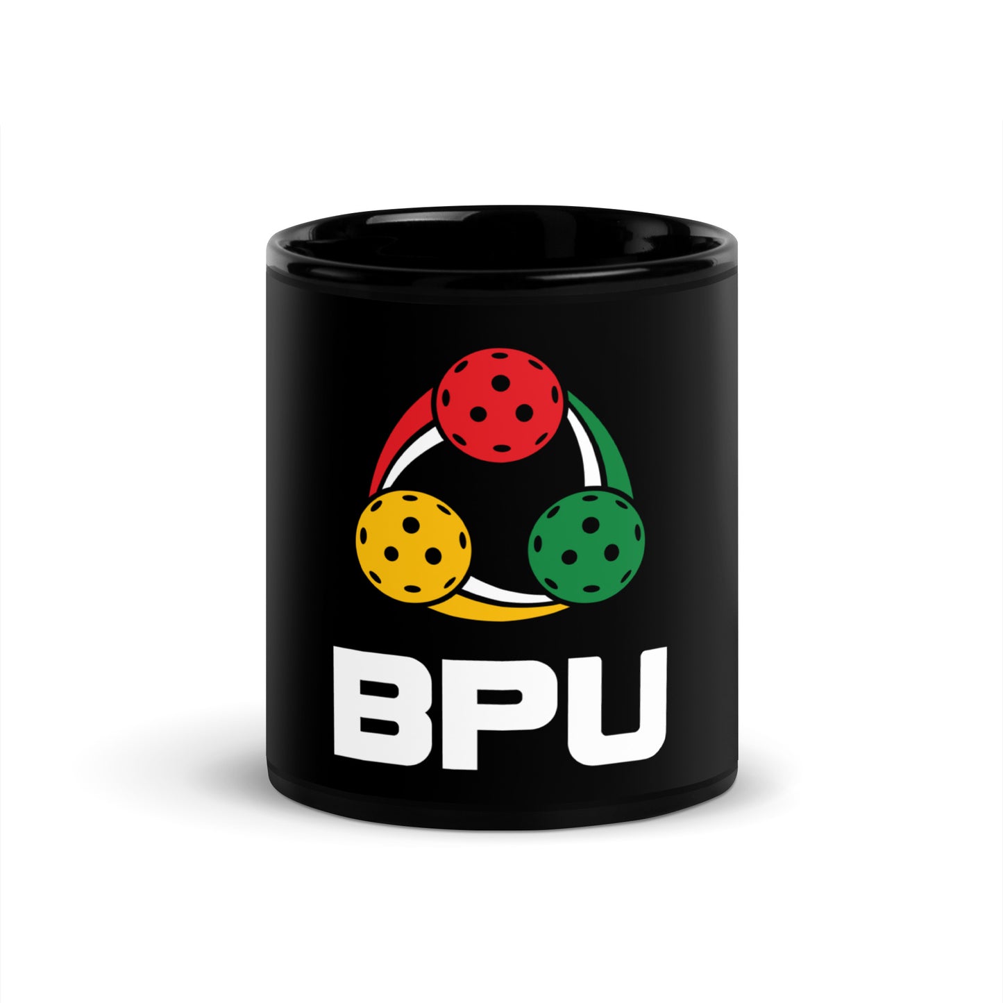 BPU Black Glossy Mug