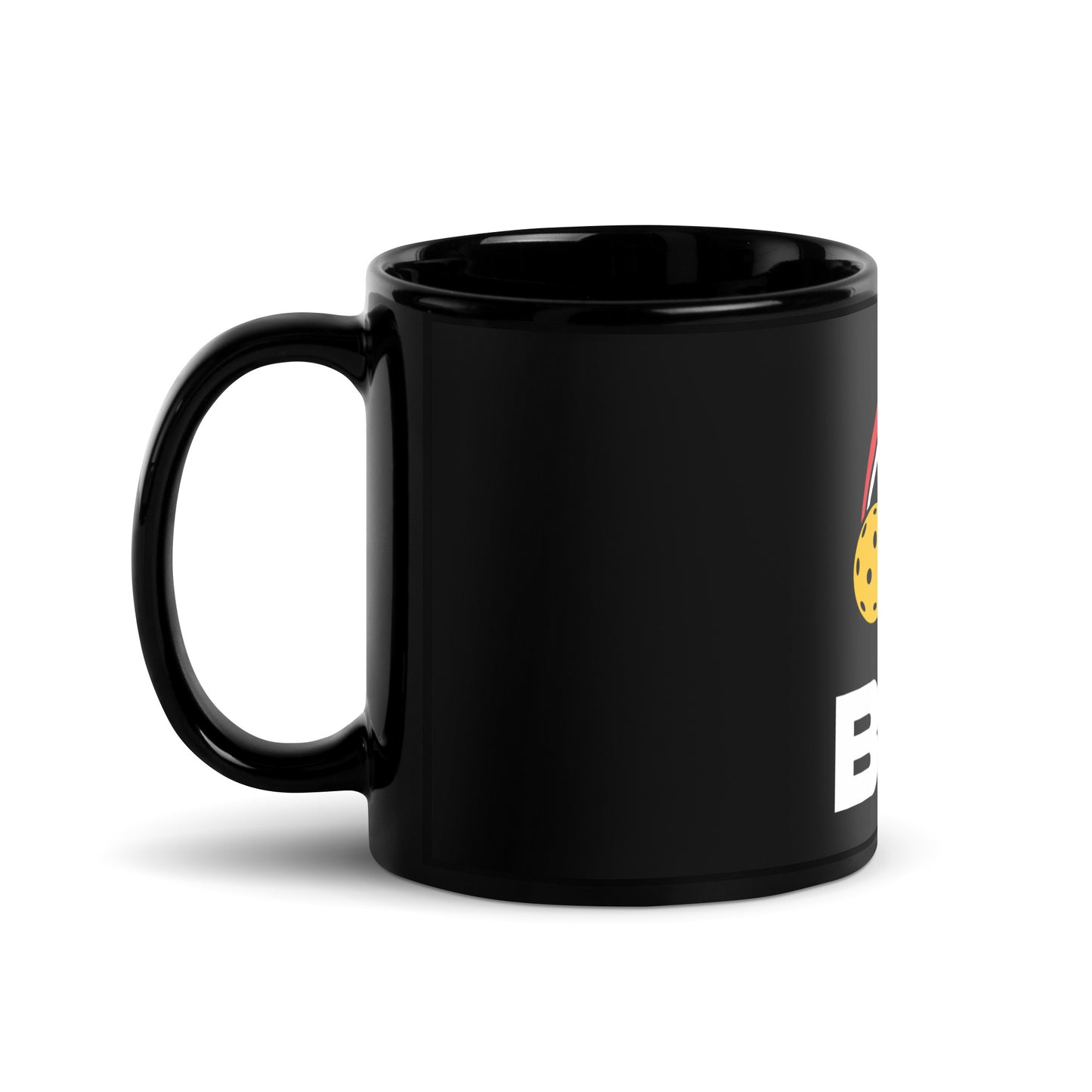 BPU Black Glossy Mug
