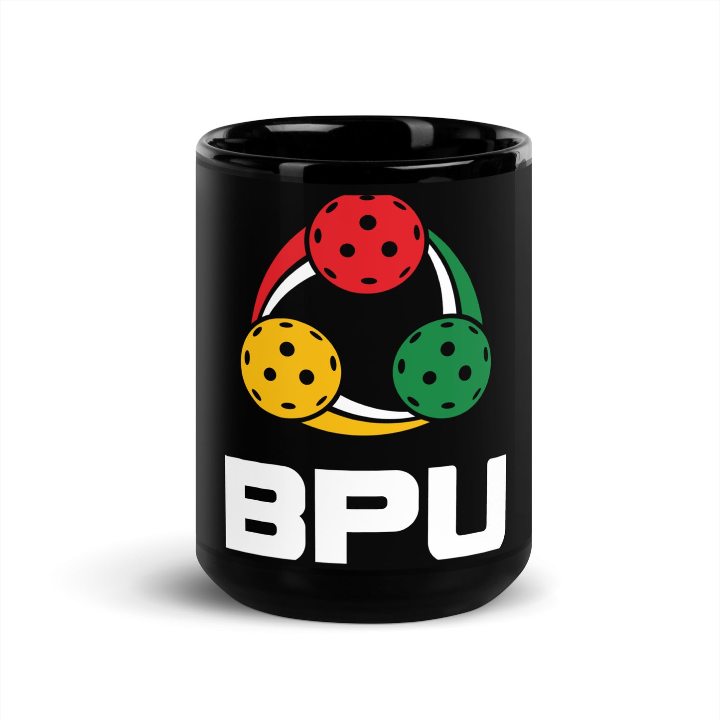 BPU Black Glossy Mug