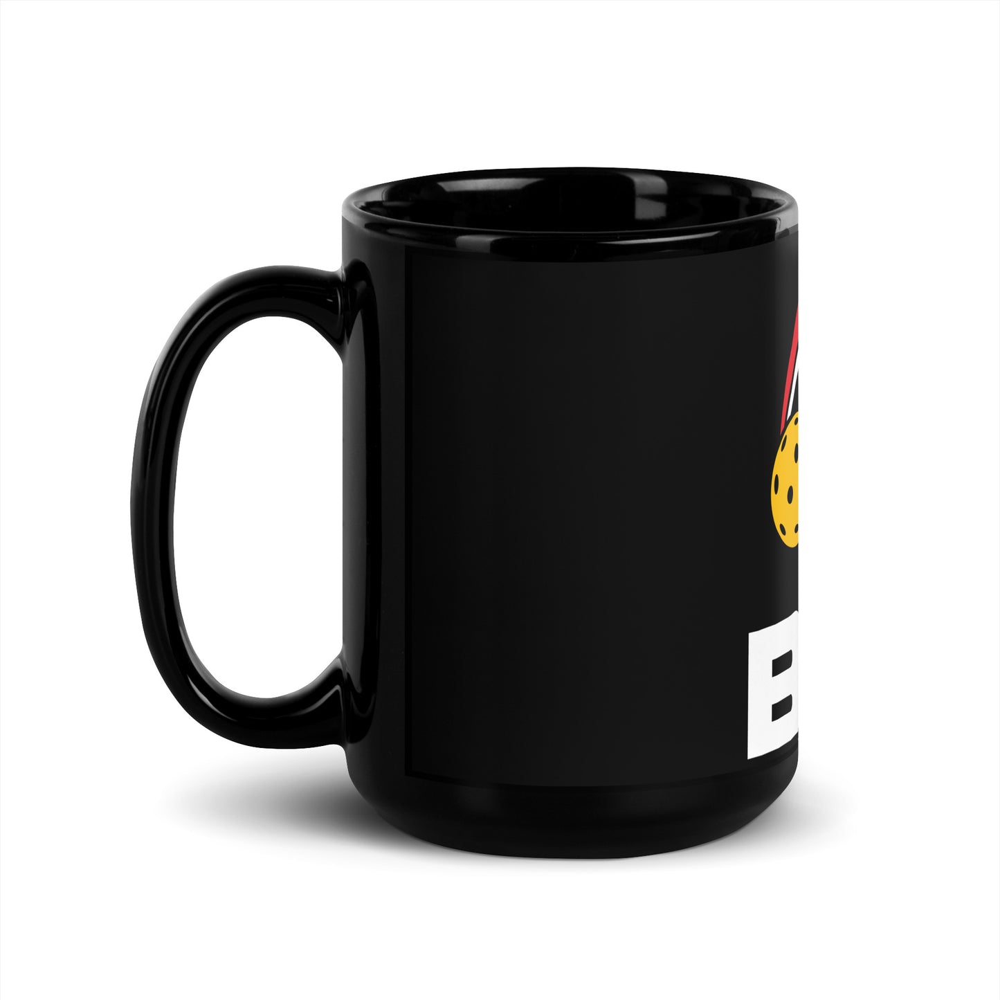 BPU Black Glossy Mug