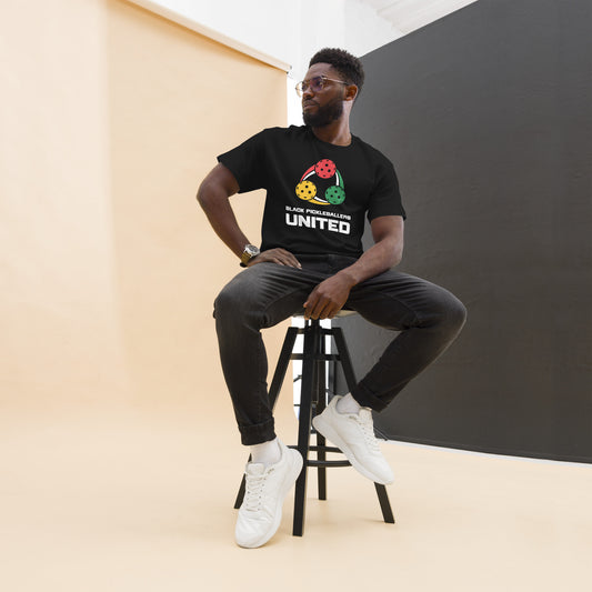 Black Pickleballers United Unisex classic tee